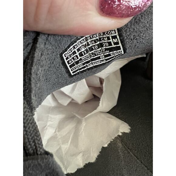 KEEN Men’s Uneek Gray 2 Cord Bungee Cinch Hiking Outdoor Sandals Shoes Sz 11 - Picture 8 of 10